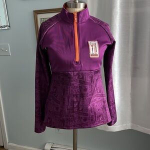 Corning Wine Glass Marathon Quarter Zip Racing Pullover S
